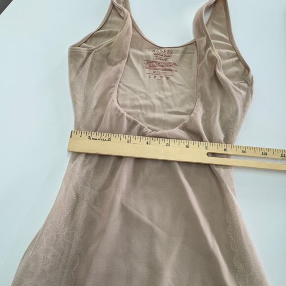 Assets Spanx Bodysuit Womens‎ Small Tan Red Hot Label Body Slimmer Shapewear - Picture 7 of 8